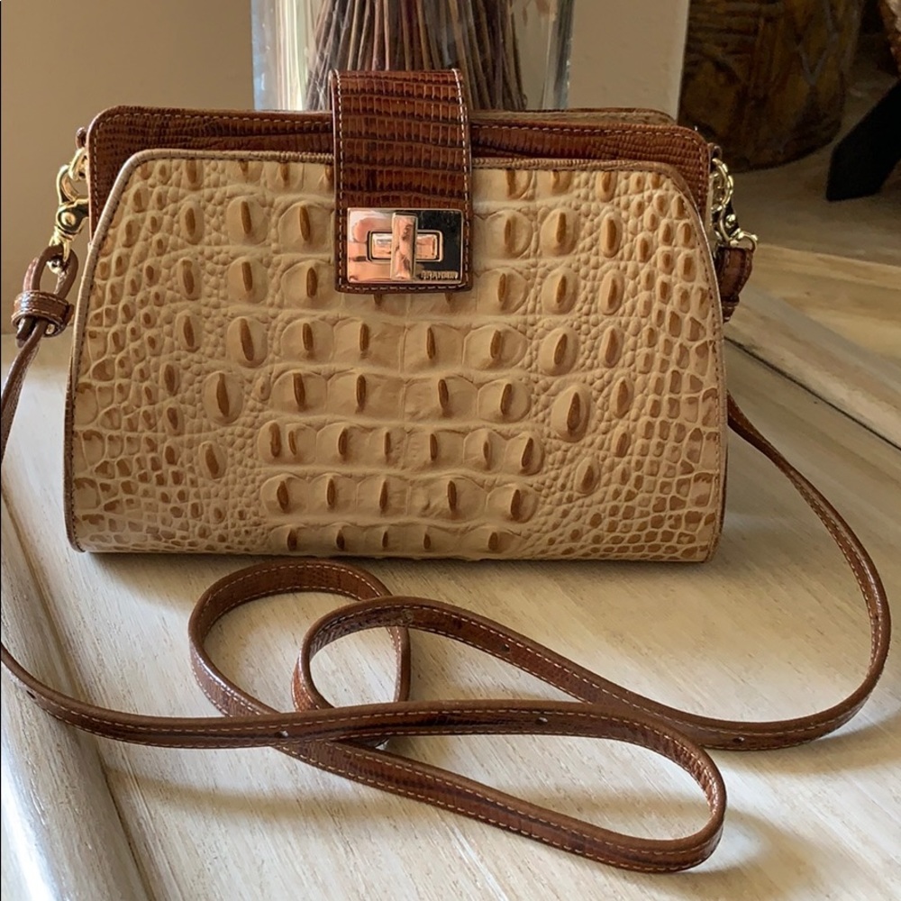 Brahmin Alena Champagne Moscato Crossbody